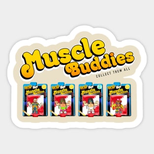 MUSCLE BUDDIES SERIES 1 Sticker